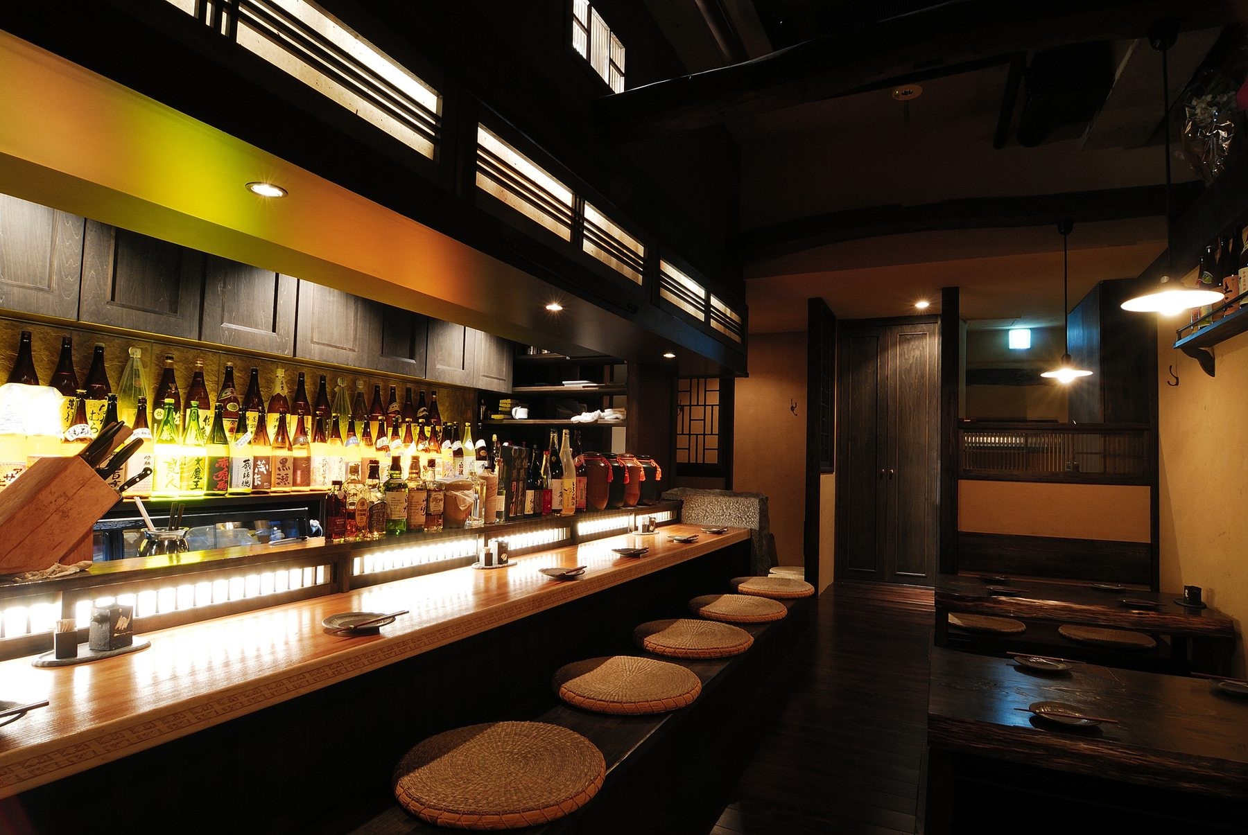 飲食店のカウンター